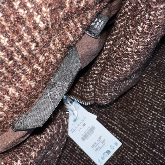 ジャケット・アウター ZARA TEXTURED COAT TEXTURED JACQUARD JACKET - Beige / Navy | ZARA New Zealand